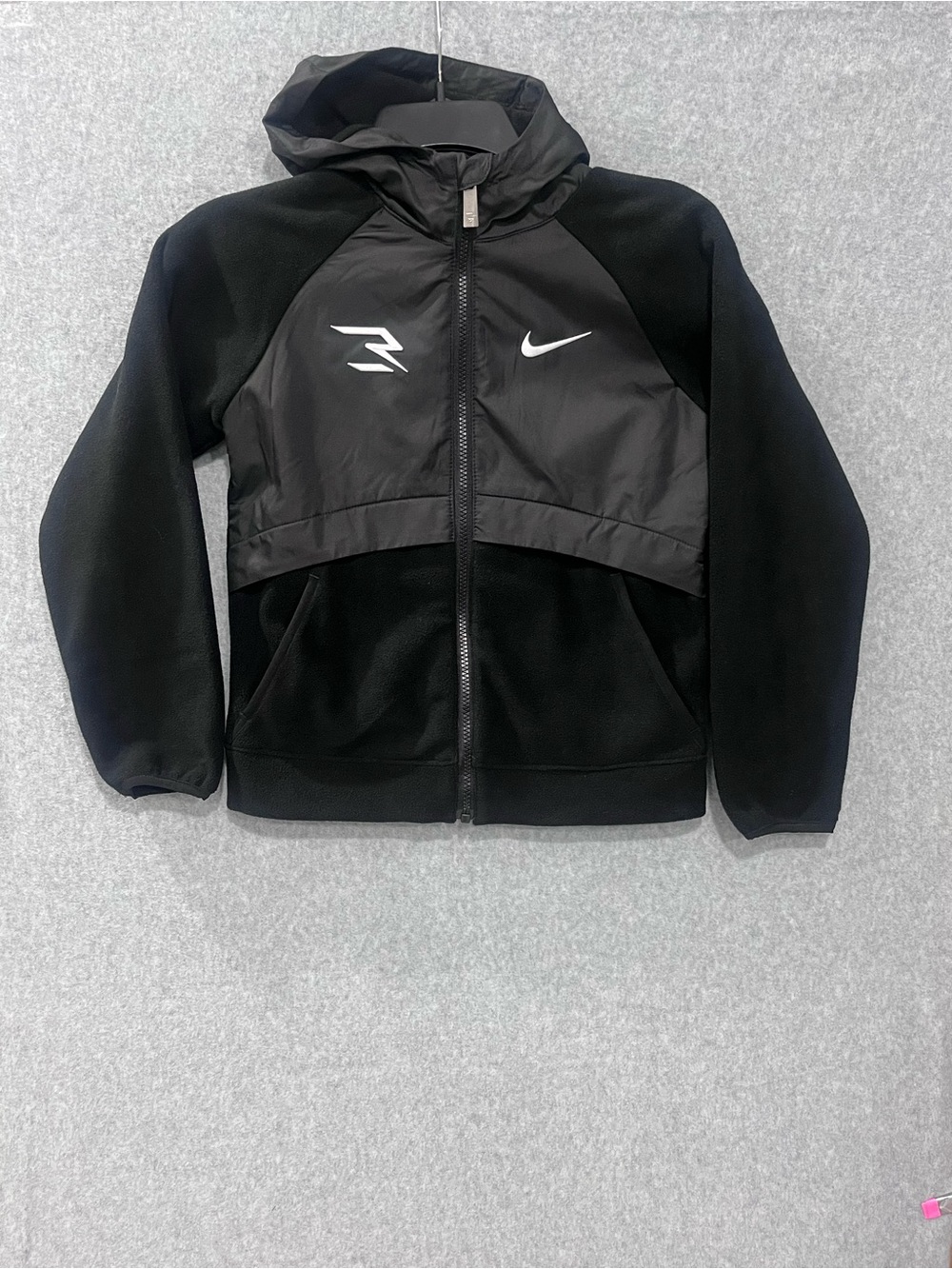 Nike 3 BRAND Russell Wilson Kids Zip Hoodie Jacket Youth Size Small 8/10 Years